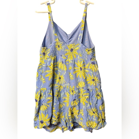 Tommy Bahama Blue and Yellow Floral Romper - Picture 2 of 5